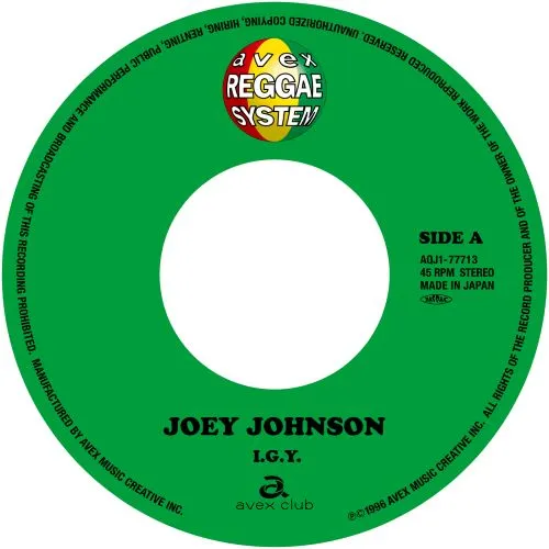 JOE JOHNSON / ジョー・ジョンソン / I.G.Y. 
