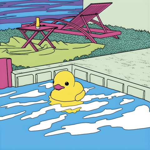 Lacima / ラシーマ / Placid Plastic Duck Simulator SoundTrack(LP) / ゴムのアヒルちゃんシミュレーター サウンドトラック(LP)