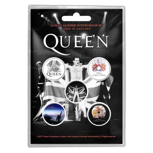 QUEEN / クイーン / QUEEN FREDDIE BUTTON BADGE PACK