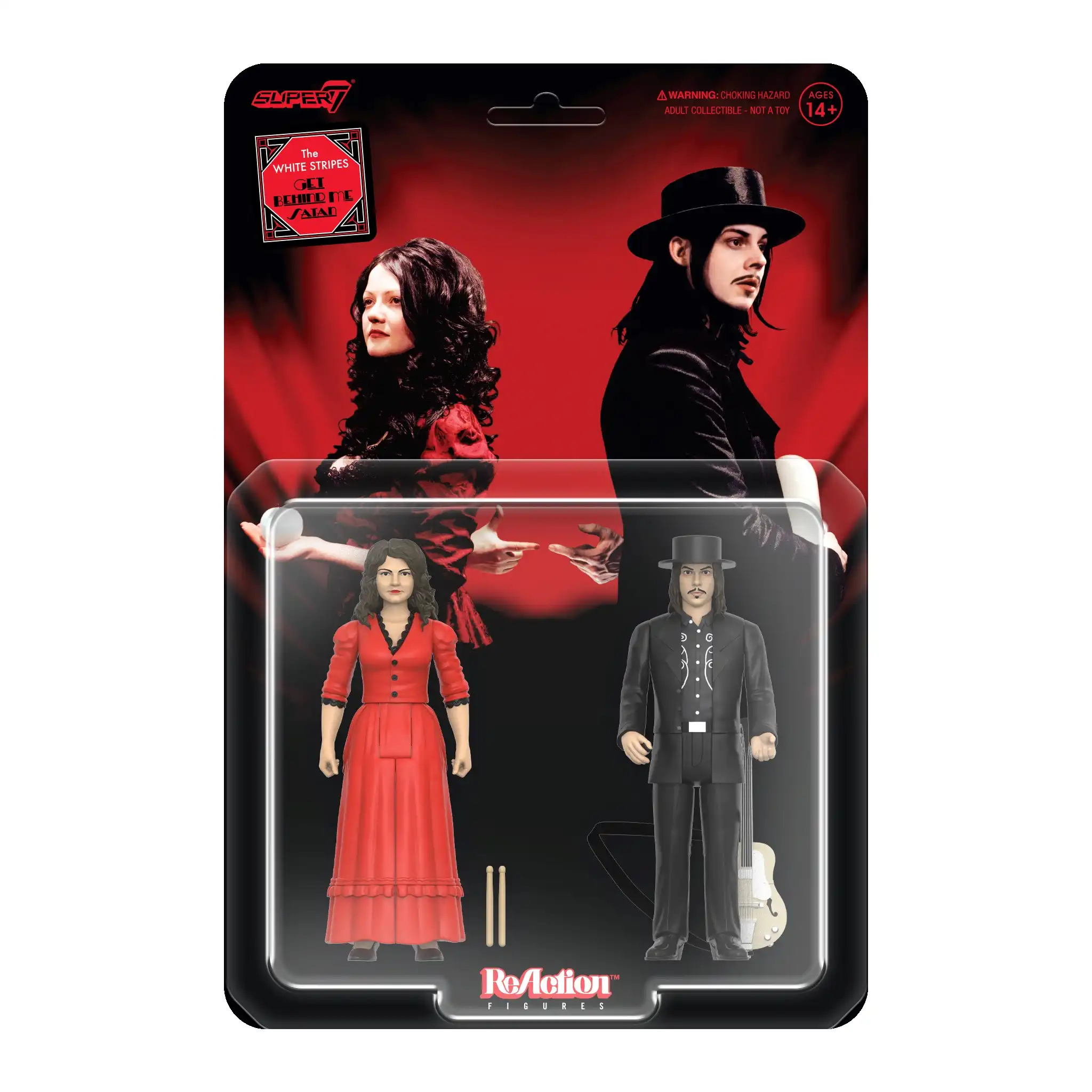 WHITE STRIPES / ホワイト・ストライプス / WHITE STRIPES - REACTION FIGURES WV1 - GET BEHIND ME SATAN 2-PACK