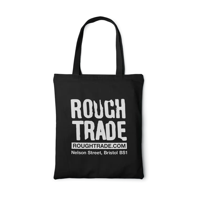 Bristol★美品 BRISTOL TOTE BAG - BLACK/ROUGH TRADE (LABEL)/ラフ・トレード