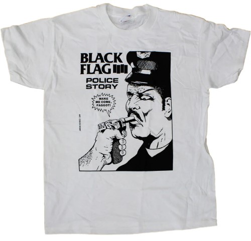 BLACK FLAG / ブラック・フラッグ / L/POLICE STORY T-SHIRT
