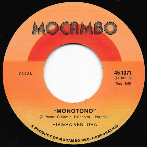 RIVIERA VENTURA / MONOTONO / CON TE (7")