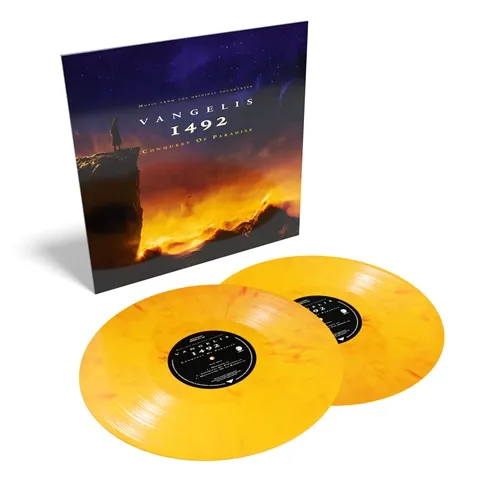 VANGELIS / ヴァンゲリス / 1492: CONQUEST OF PARADISE (MUSIC FROM THE ORIGINAL SOUNDTRACK): LIMITED YELLOW FLAME MARBLE COLOR DOUBLE VINYL