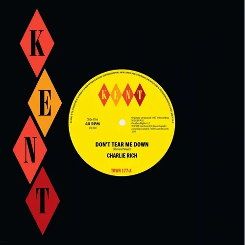 CHARLIE RICH / チャーリー・リッチ / DON'T TEAR ME DOWN / HOTELS,MOTELS (7")