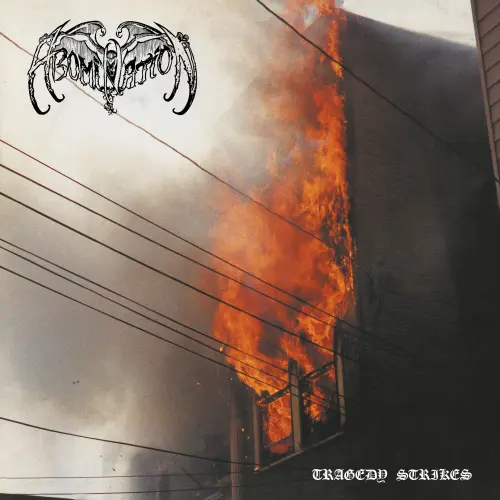 ABOMINATION / TRAGEDY STRIKES (TRANSPARENT ORANGE VINYL)