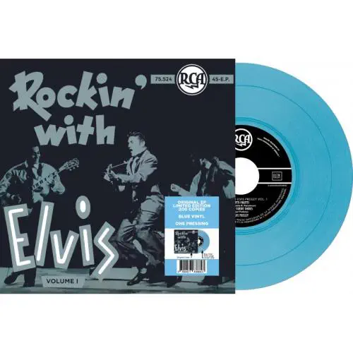 ELVIS PRESLEY / エルヴィス・プレスリー / EP ETRANGER N19 - ROCKIN' WITH ELVIS VOLUME I (BELGIUM) (BLUE VINYL)