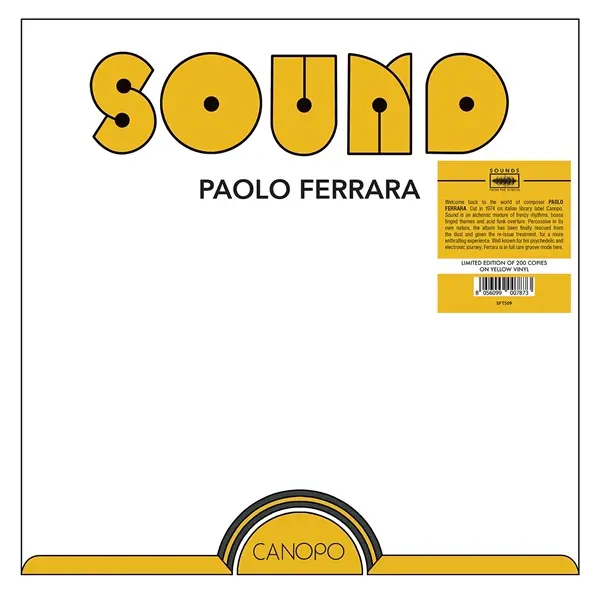 PAOLO FERRARA / パオロ・フェラーラ / SOUND (COLOR VINYL)