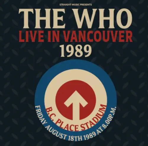 THE WHO / ザ・フー / ライヴ・イン・ヴァンクーヴァー 1989