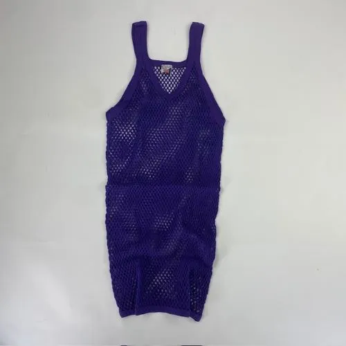 CRYSTAL / CRYSTAL(網シャツ) / アミシャツ PURPLE WOMEN SIZE XL 