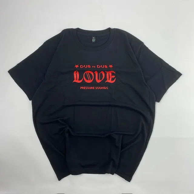 PRESSURE SOUNDS T-SHIRTS / DUB FE DUB (BLACK RED PRINT) T-SHIRT XL