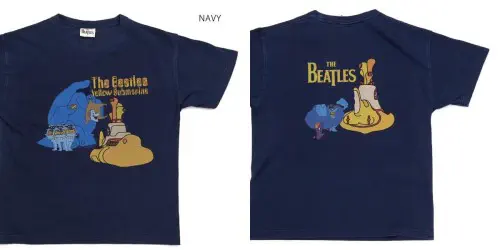 THE BEATLES Y.SM T-SHIRT (26B-96344 / NAVY / L)/BEATLES/ビートルズ