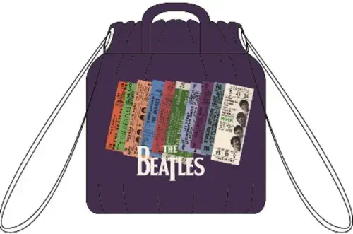 BEATLES / ビートルズ / THE BEATLES TICKET COTTON CANVAS PURSE (26B-16305 / PUEPLE NAVY)