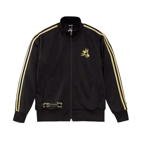 LIP CREAM / L/Trucker Jersey tops black / gold_Heart of gold