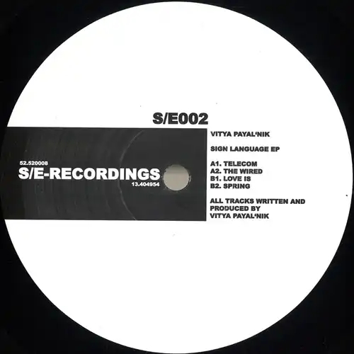 VITYA PAYAL'NIK / SIGN LANGUAGE EP