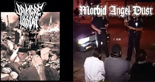 MORBID ANGEL DUST : SANGRE DE IDIOTAS / SPLIT