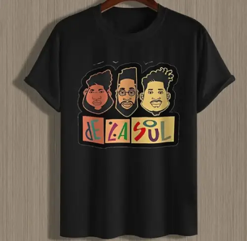 DE LA SOUL / DE LA SOUL T-SHIRT (BLACK) (L)