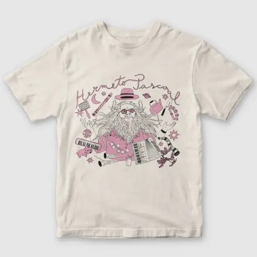 HERMETO PASCOAL / エルメート・パスコアル / HERMETO PASCOAL ILLUSTRATION T-SHIRT OFF-WHITE -L
