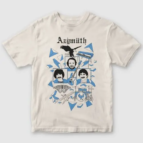 AZYMUTH / アジムス / AZYMUTH ILLUSTRATION T-SHIRT OFF-WHITE -L
