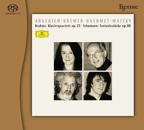 MARTHA ARGERICH マルタ・アルゲリッチ / BRAHMS:KLAVIERQUARTETT / SCHUMANN:FANTASIESTUCKE / ブラームス:ピアノ四重奏曲第1番 / シューマン:幻想小曲集 (SACD)