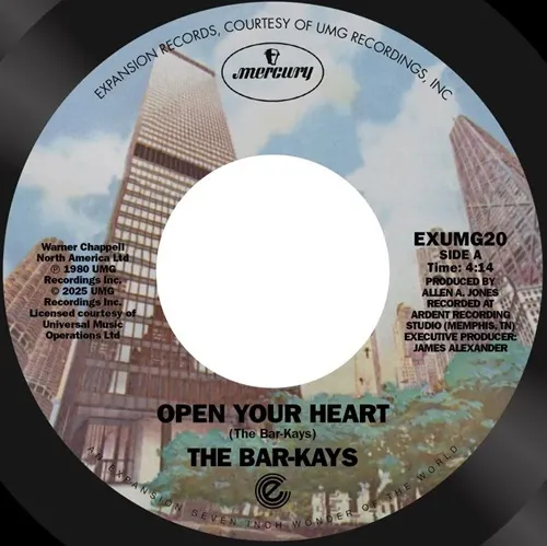 BAR-KAYS / バーケイズ / OPEN YOUR HEART / FEELS LIKE I'M FALLING IN LOVE (7")