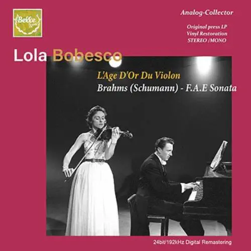 ローラ・ボベスコ ヴァイオリン黄金時代のソナタ集　CD ヴァイオリンの黄金時代/LOLA BOBESCO/ローラ・ボベスコ/ボベスコが愛