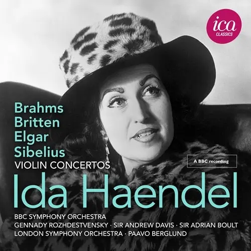 IDA HAENDEL / イダ・ヘンデル / BRAHMS / BRITTEN / ELGAR / SIBELIUS:VIOLIN CONCERTO
