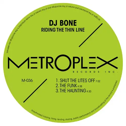 DJ BONE / RIDING THE THIN LINE