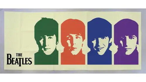 BEATLES / ビートルズ / THE BEATLES 江戸手ぬぐい(A HARD DAY'S NIGHT)多色