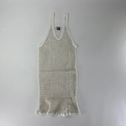 CRYSTAL / CRYSTAL(網シャツ) / アミシャツ WHITE SIZE  L