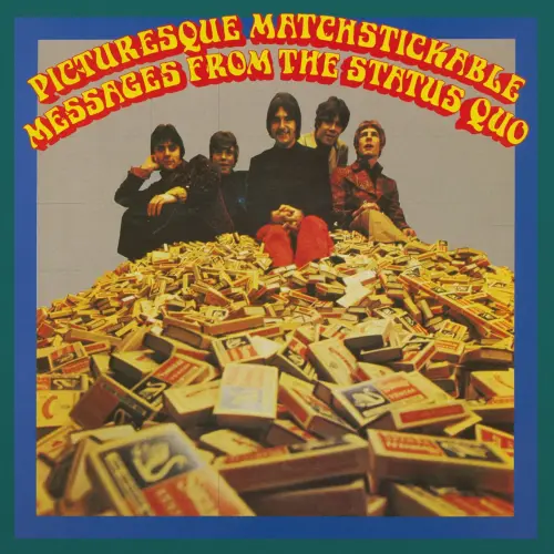 STATUS QUO / ステイタス・クオー / PICTURESQUE MATCHSTICKABLE MESSAGES FROM THE STATUS QUO (TURQUOISE COLOURED VINYL)