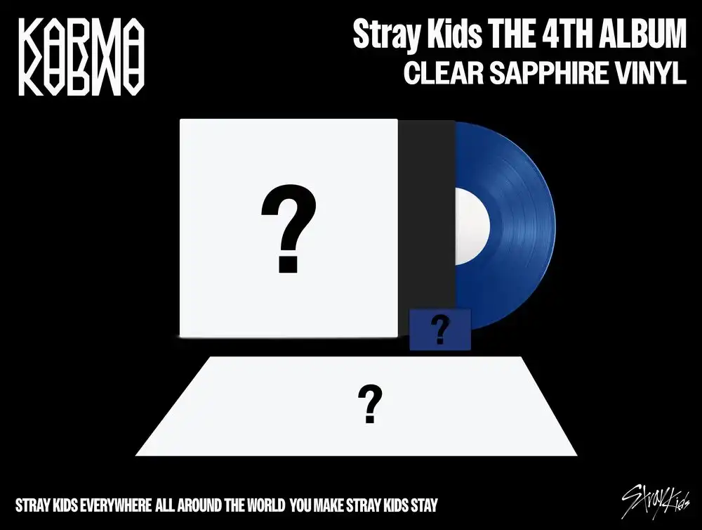 Stray Kids / KARMA (CLEAR SAPPHIRE LP VER.)