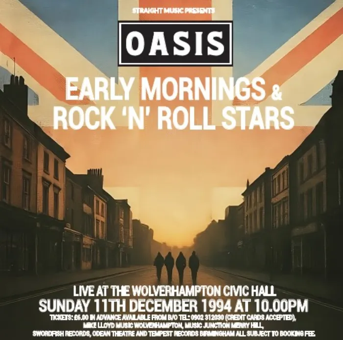 OASIS / オアシス / アーリー・モーニングス & ロックンロール・スターズ ウルヴァーハンプトン、UK 1994