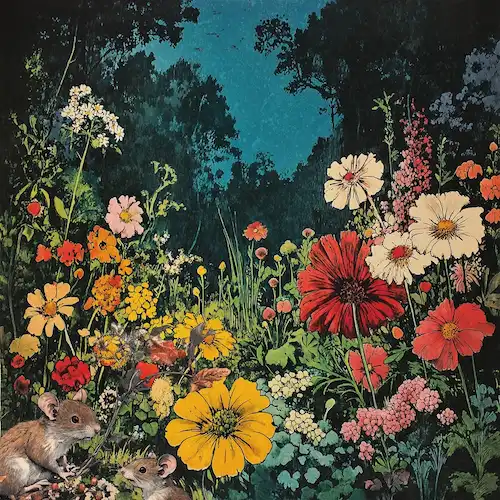 FLOWERY BREAKS (LP)/TINY GRIFFI (DE DE MOUSE & SHIN-SKI)/レコード