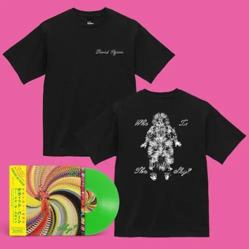 ディビット•バーン　David Byrne Tシャツ Lサイズ 黒 まっすーのアメカジ女子トーーク☆David Byrne ”Uh-Oh”☆PEARL