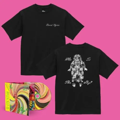 DAVID BYRNE / デヴィッド・バーン / WHO IS THE SKY ? (国内盤CD + TシャツM)