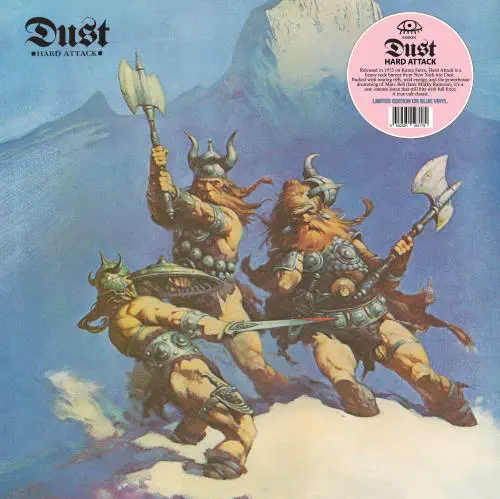 のちのマーキー・ラモーンも参加した米ハードDUSTの名作72年2ND『HARD ATTACK』がブルー・カラー・ヴァイナル仕様でアナログ・リイシュー!