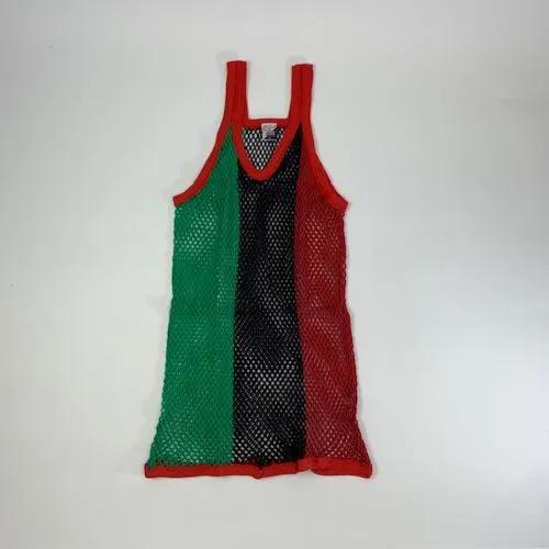 CRYSTAL(網シャツ) / アミシャツ MARCAS GARVAY SIZE  L