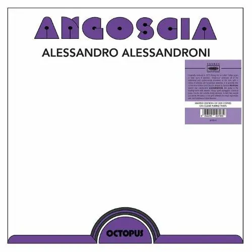 ALESSANDRO ALESSANDRONI / アレッサンドロ・アレッサンドローニ / ANGOSCIA (CLEAR PURPLE VINYL)