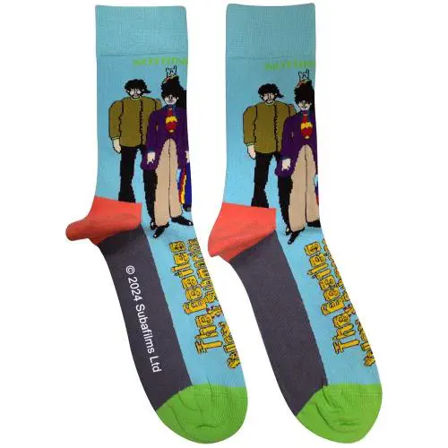 BEATLES / ビートルズ / UNISEX ANKLE SOCKS: SUB & BAND (LIGHT BLUE)