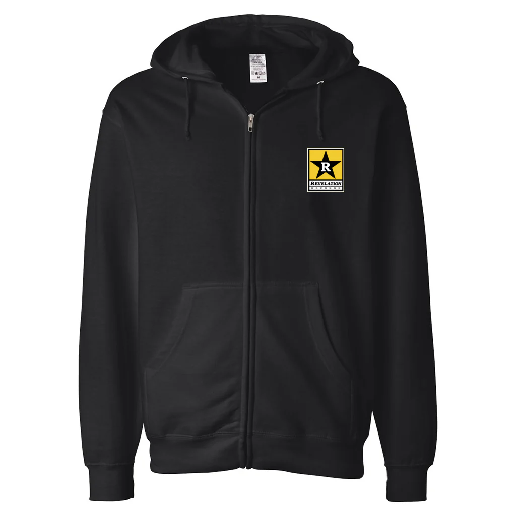 REVELATION RECORDS / XL/LOGO - ZIPPER HOODED SWEATSHIRT