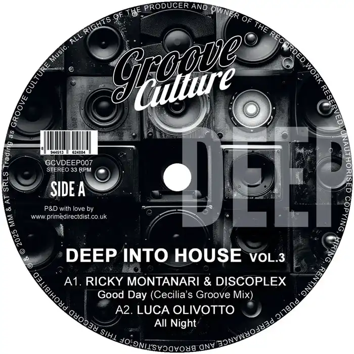 V.A. (GROOVE CULTURE DEEP) / DEEP INTO HOUSE VOL.3