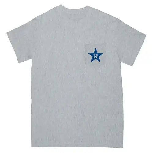 REVELATION RECORDS / M/LOGO POCKET T-SHIRT LIGHT STEEL