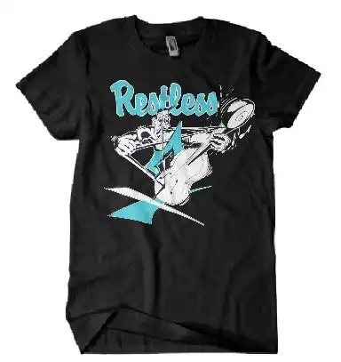 RESTLESS / レストレス / XL/T-SHIRT DOUBLE BASS BLACK