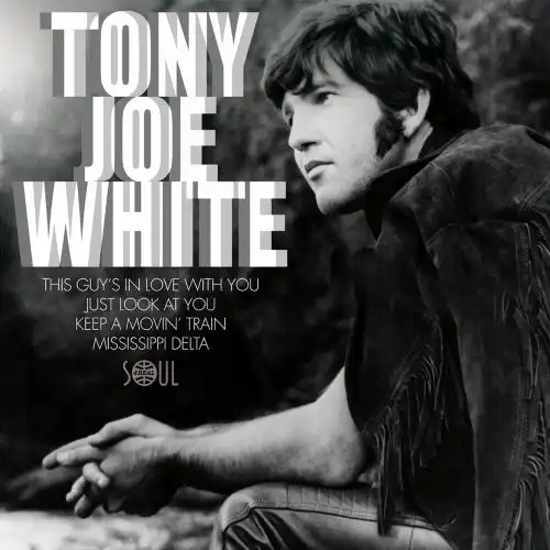 【レア盤・Rhino】Tony Joe White トニー・ジョー・ホワイト Tony Joe White / Black And White (US Early Issue) - DISK-MARKET