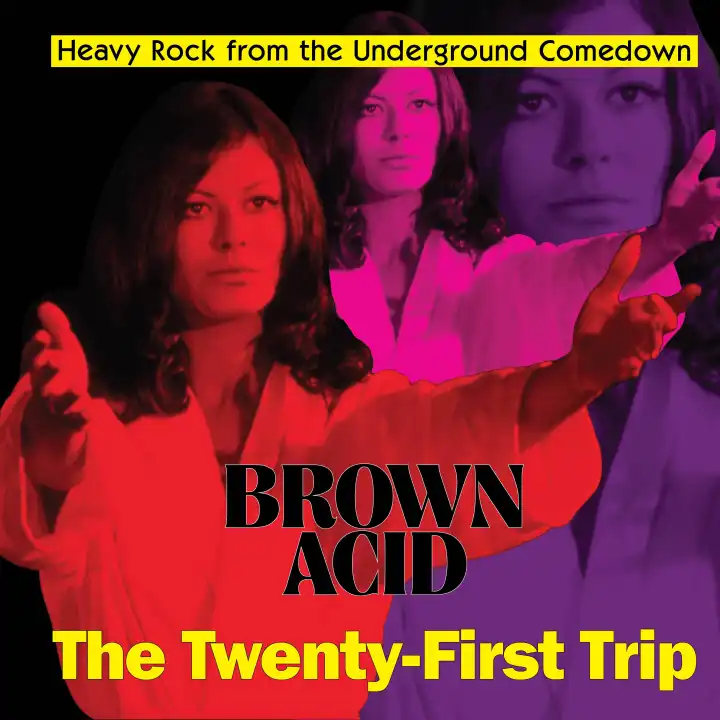 人気の60-70sヘヴィサイケ/ハードロック・コンピレーション『BROWN ACID』まだまだ続く21回目のトリップ!