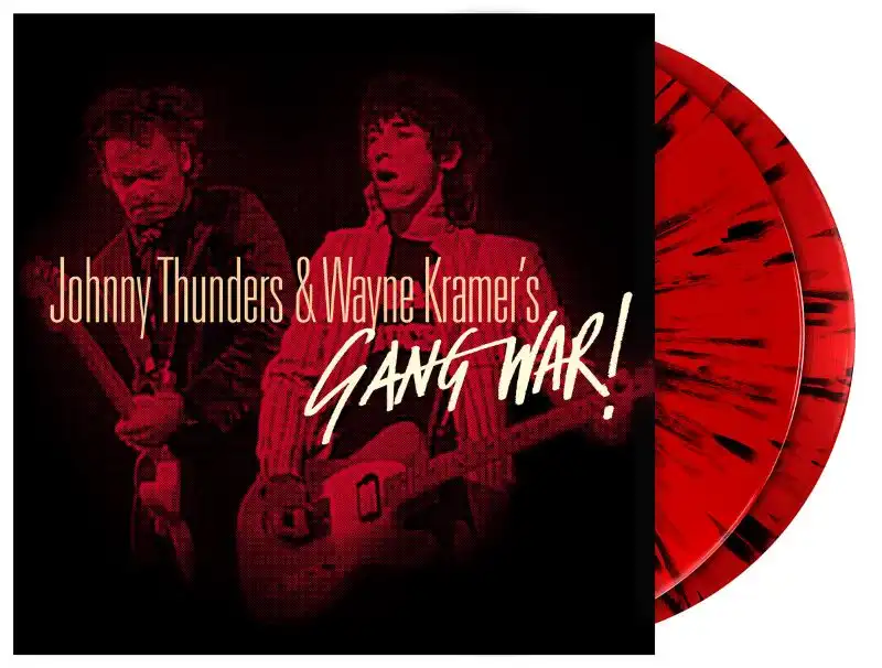 Johnny Thunders ジョニー・サンダース　直筆サイン入りLP GANG WAR! [LP] (COLOUR VINYL)/JOHNNY THUNDERS & WAYNE KRAMER