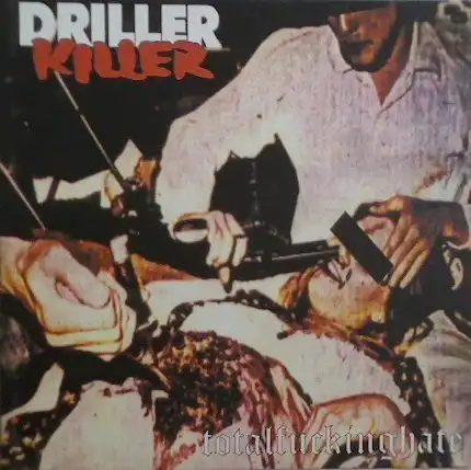 DRILLER KILLER / TOTAL FUCKING HATE (LP/SPLATTER VINYL)