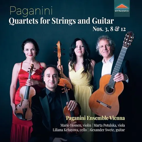 PAGANINI ENSEMBLE VIENNA / パガニーニ・アンサンブル・ウィーン / PAGANINI:QUARTET FOR STRINGS AND GUITAR NO.3,8&12