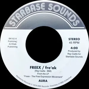 AURA / オーラ / FREEX / SUNSHINE LOVE (7")